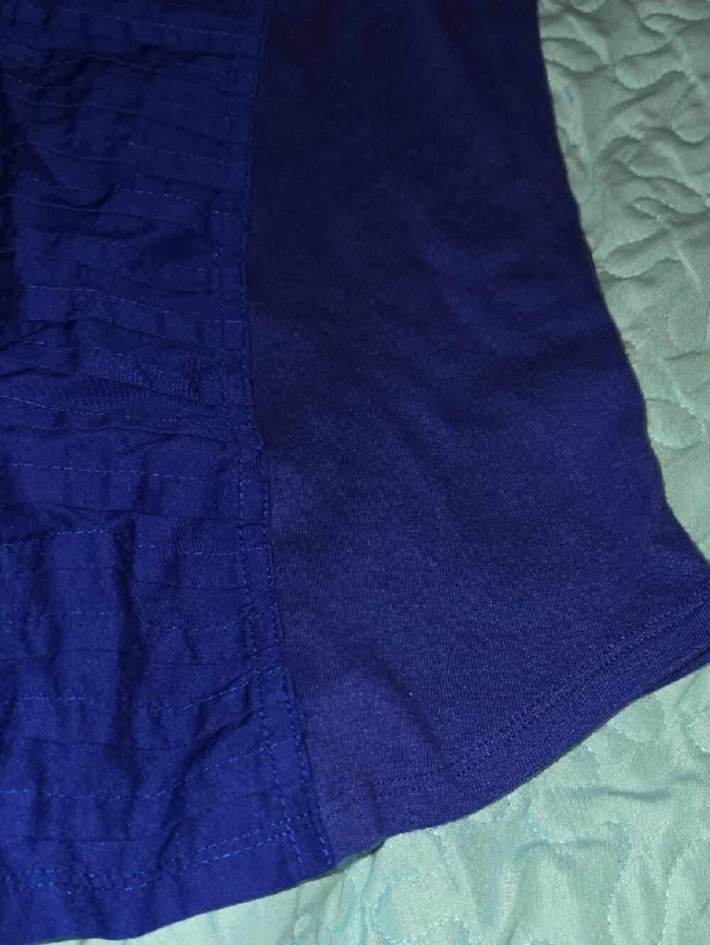 Notations Blue Tuxedo Style With Stretch Sides - Picture 5 of 6
